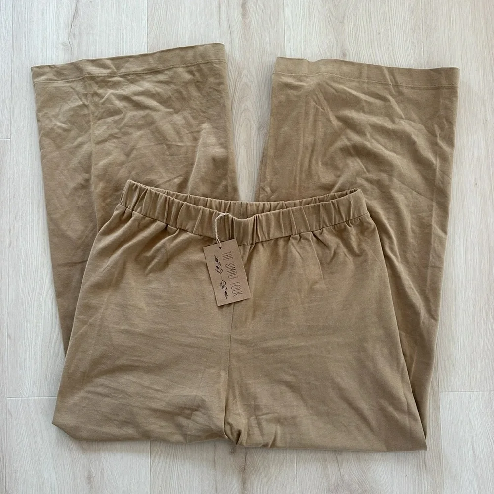 The simple folk wide leg trousers - Picture 1 of 2